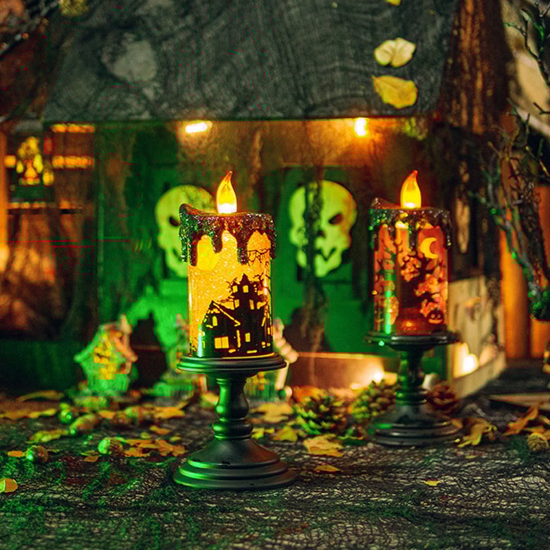 Halloween Glødende Elektroniske Stearinlys