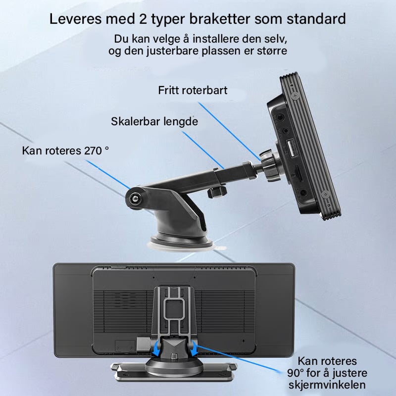 Bilnavigasjon med Stor Skjerm