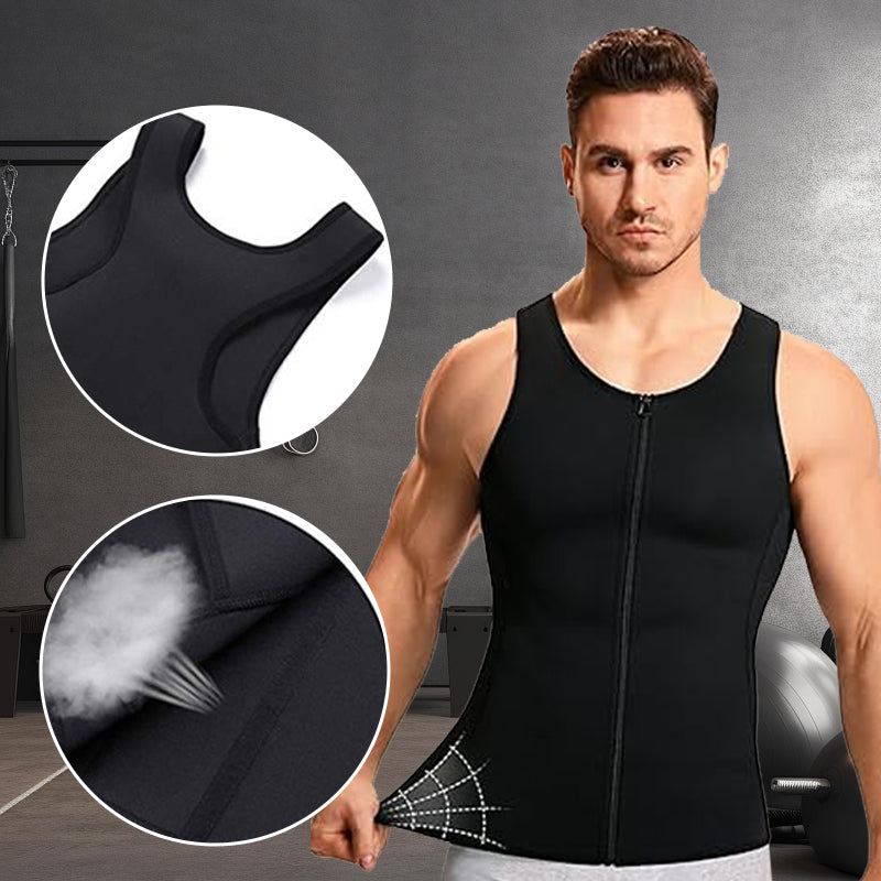 Slankende Neopren Treningsvest for Menn