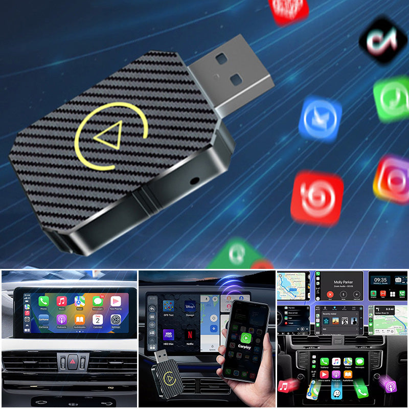 Trådløs CarPlay Android Auto Box