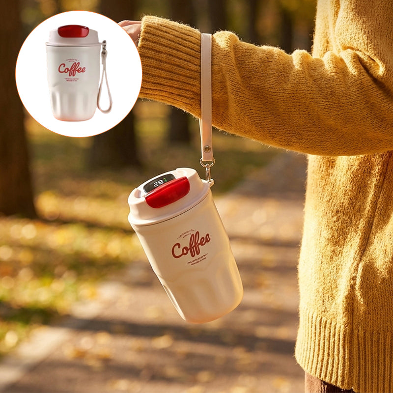 Isolert Reisekrus i Rustfritt Stål for Kaffe