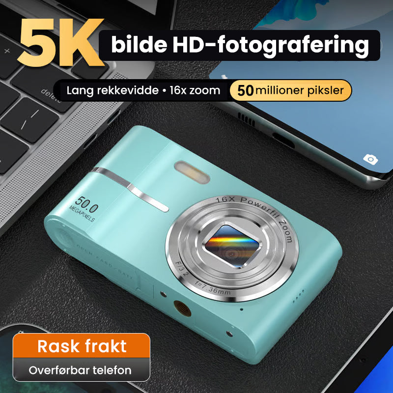 Oppgradert FHD 1080P digitalkamera