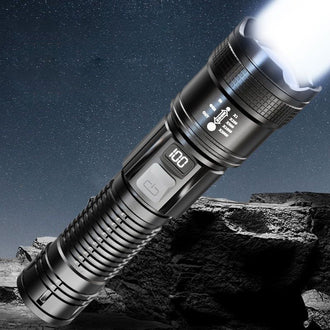 Bærbar P50 Høyintensitets zoombar lommelykt