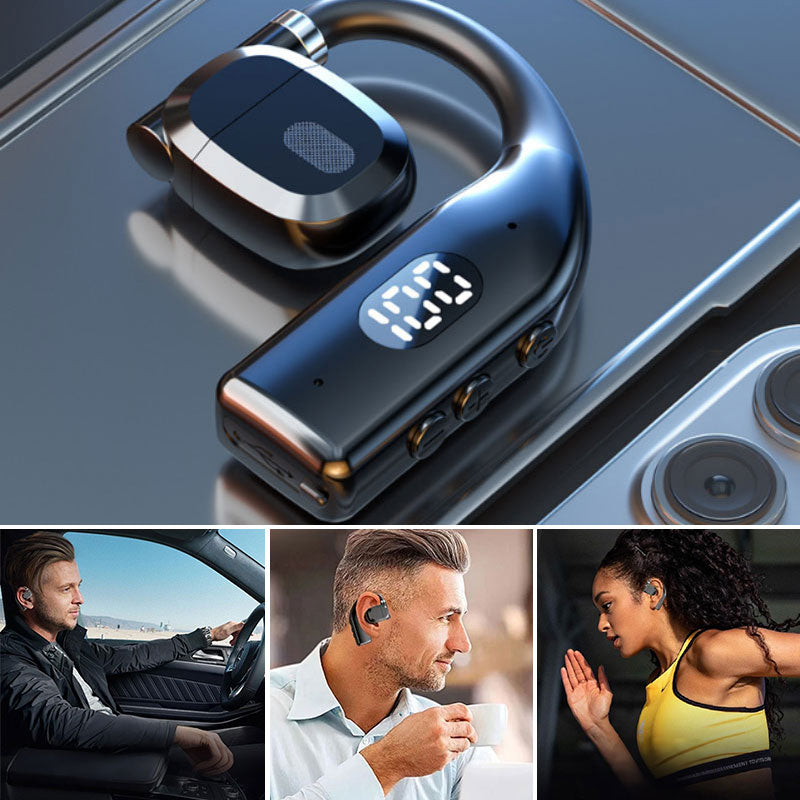 Forretnings Bluetooth-Hodetelefoner med Åpent Øre Design