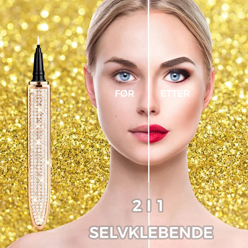 Selvklebende Long Lasting Eyeliner Eyelash Lim Pencil