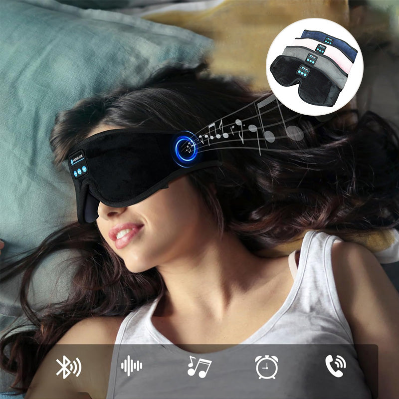 Bluetooth musikk-sovemaske
