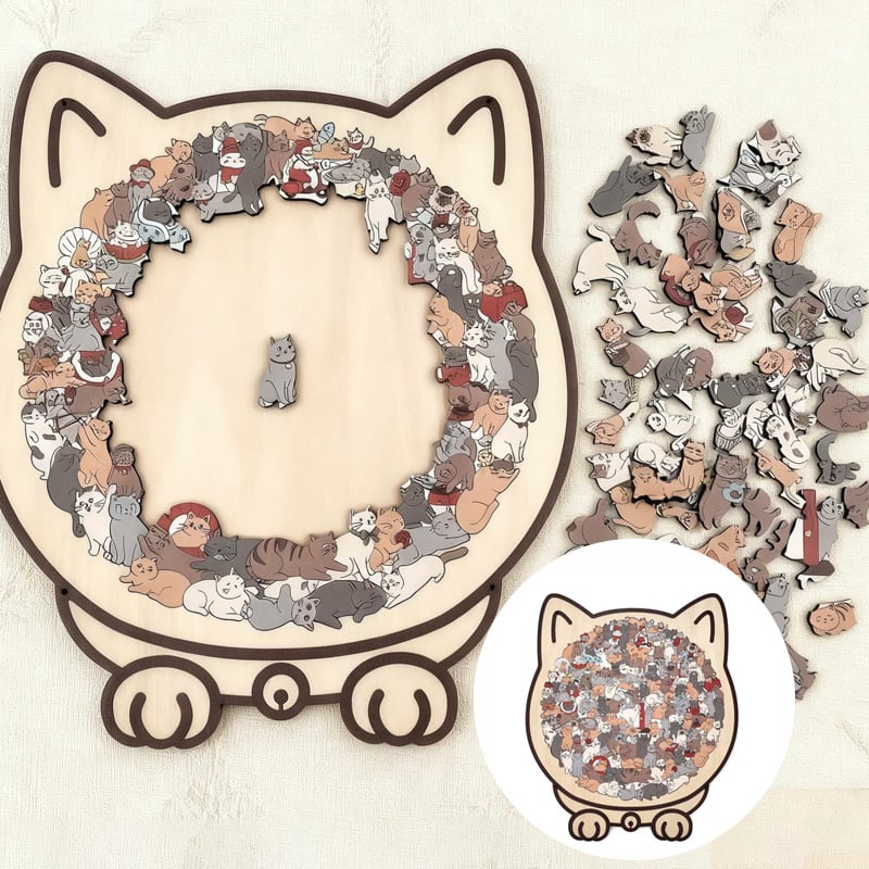 Katteformet Trepuslespill