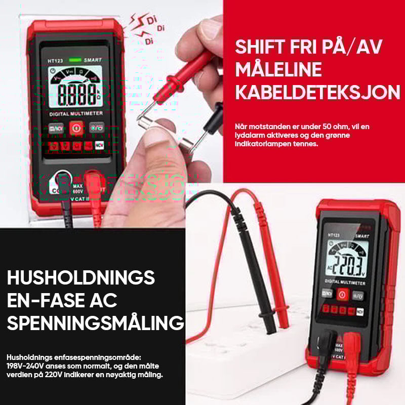 Elektrisk Mål Multimeter