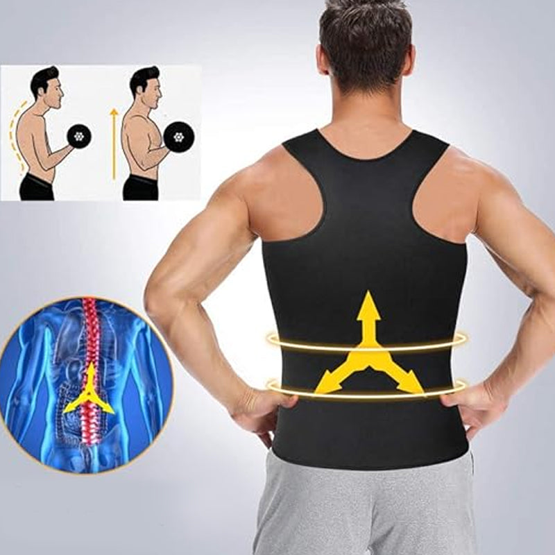 Slankende Neopren Treningsvest for Menn