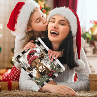 Jule-adventskalender Yak Santa Akryl Cartoon Pendant Blind Box