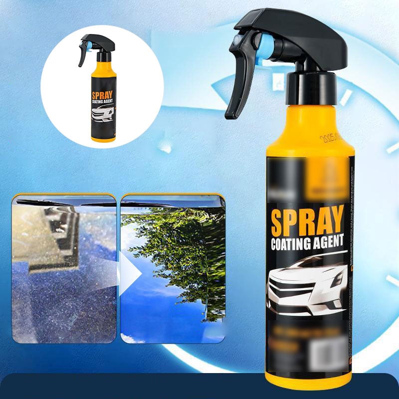 Rengjørings- og pleiespray for billakk