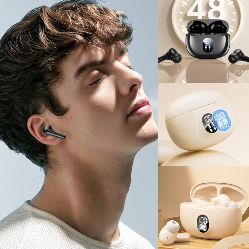 S510 Bluetooth-Ørepropper – Støydemping, Digital Skjerm