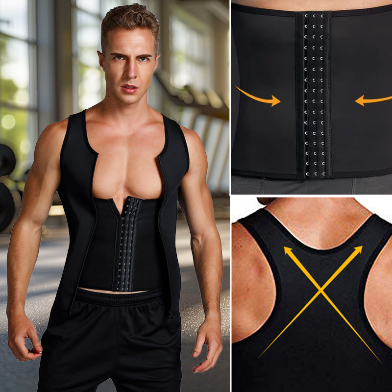 Slankende Neopren Treningsvest for Menn