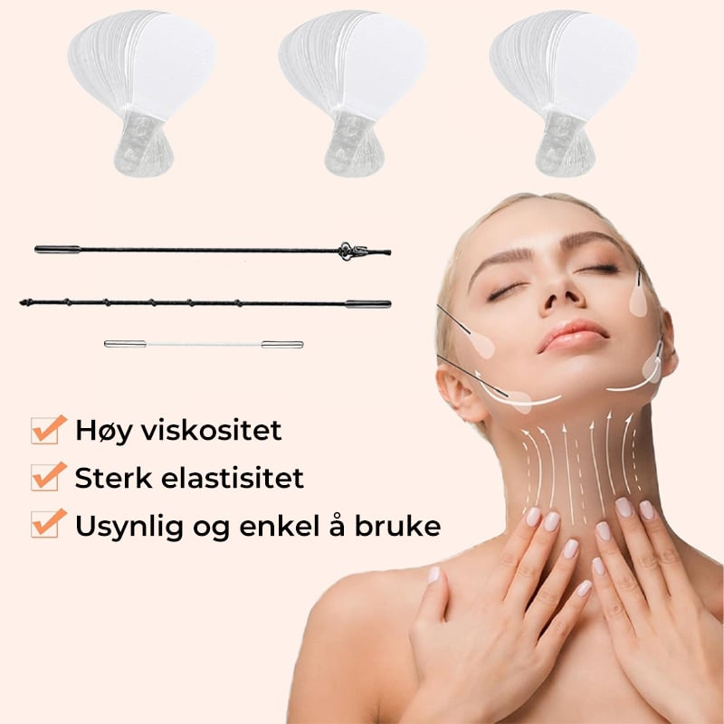 Oppstrammende formende effektiv ansiktsløftningsplaster