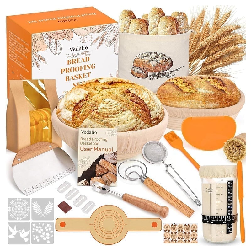 Startsett med Basisvarer for Surdeigsbaking