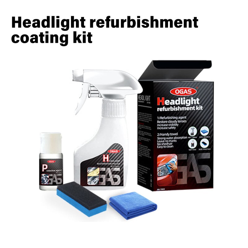 Spray for restaurering av frontlykter