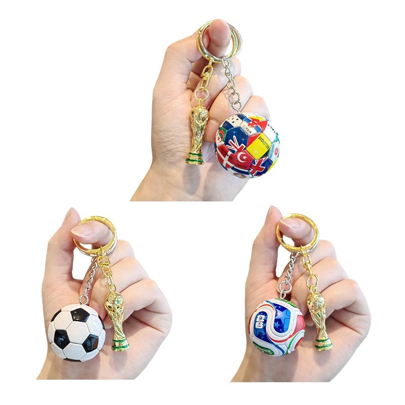 Soccer Commemorative Keychain
