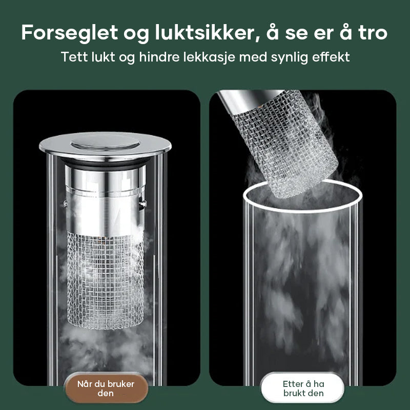 Slukavløpsfilter for hår