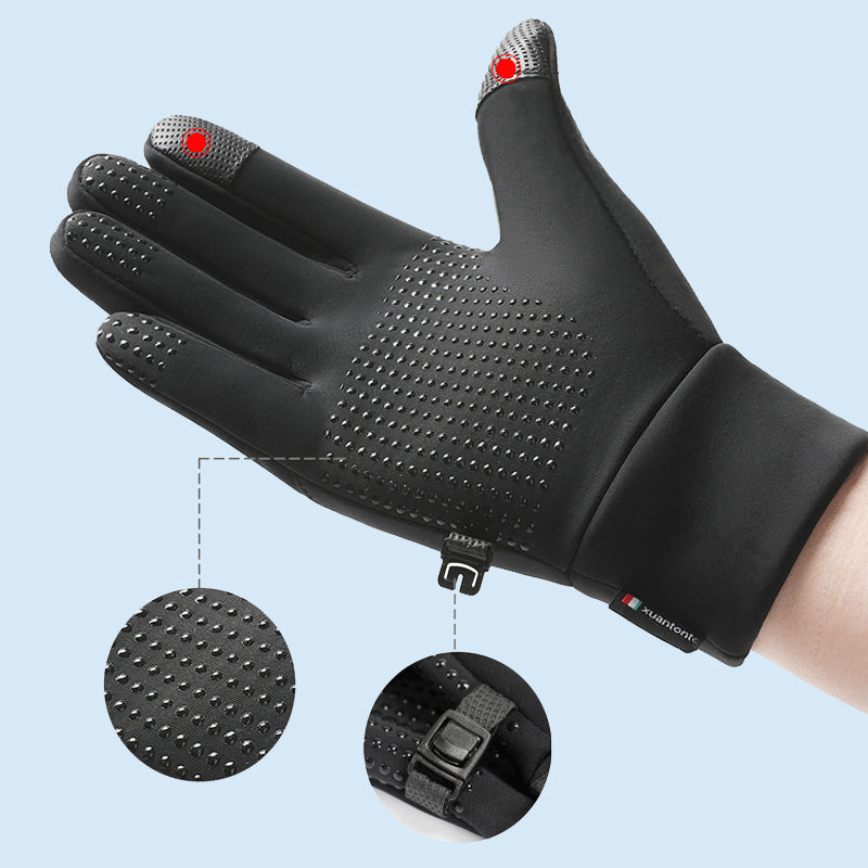 Winterwinddichte Touchscreen-Fahrradhandschuhe