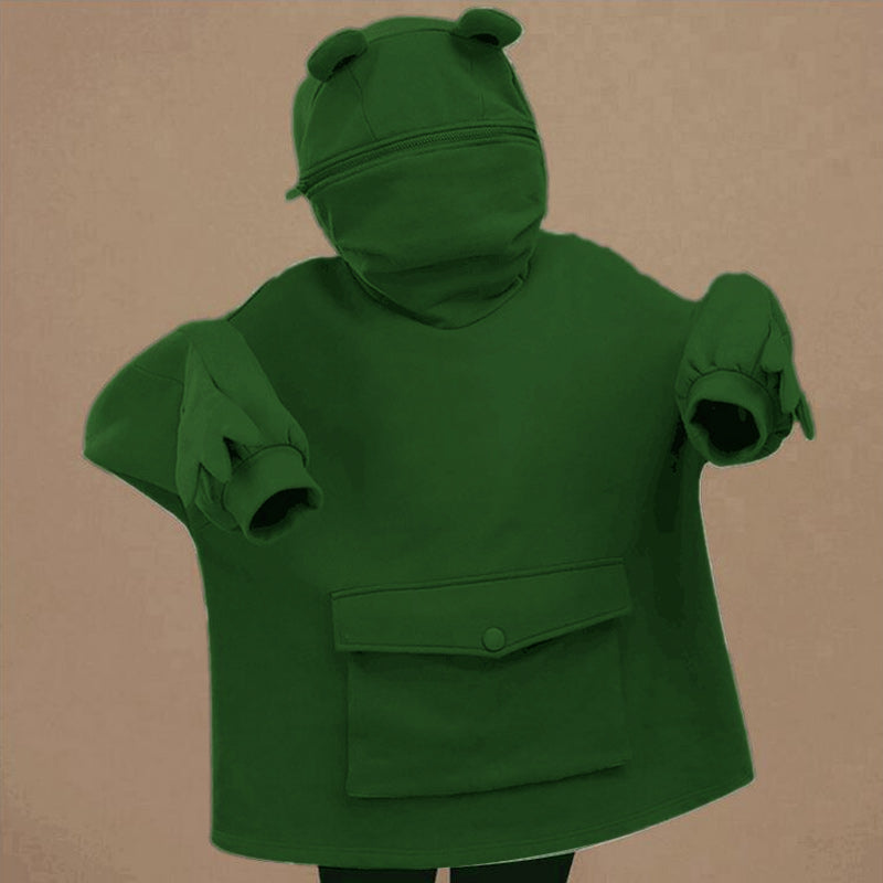 Unisex Frog-hettegenser
