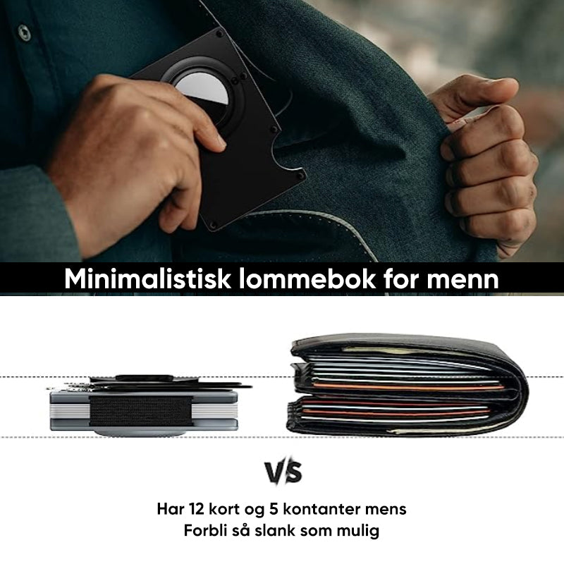 Aluminiumskortholder for menn