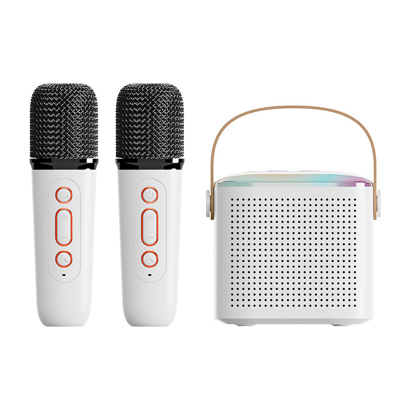 Bærbar Mini Karaoke Bluetooth-høyttaler og Mikrofon