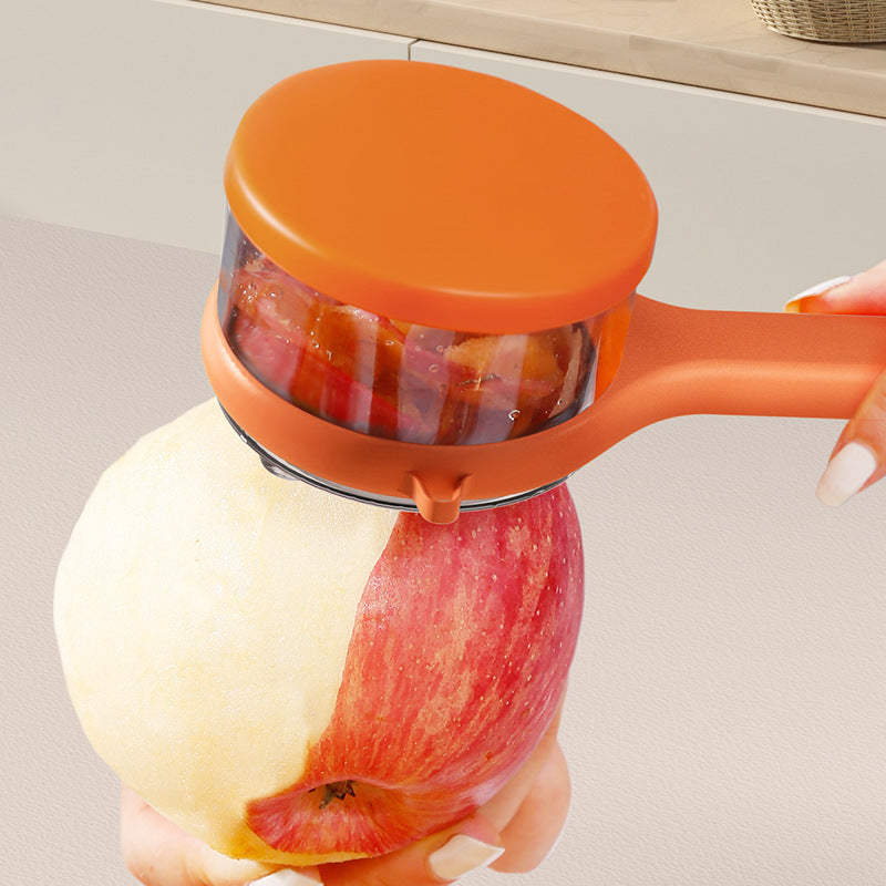 Vegetableskreller med oppbevaringsboks