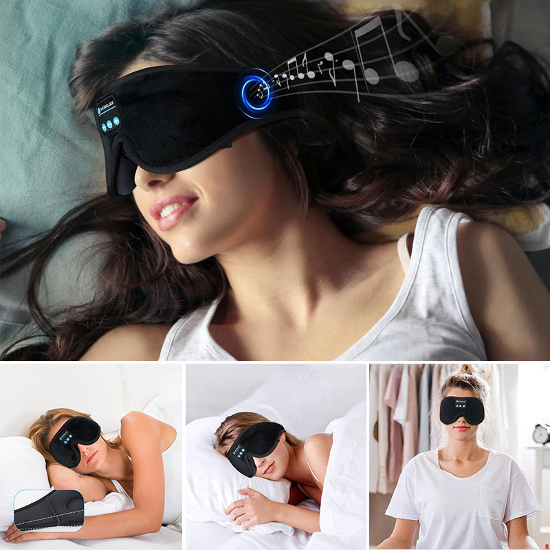 Bluetooth musikk-sovemaske