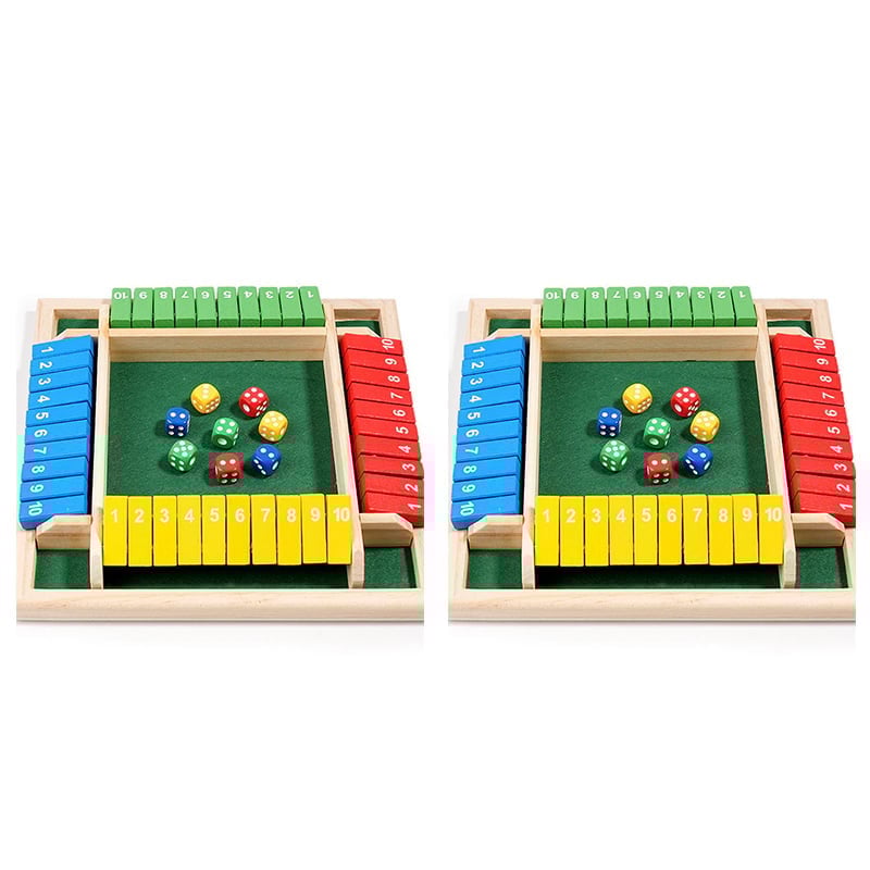 Sale20 - Lukk boksen-spillet - Morsomt tabellmattespill for voksne og barn