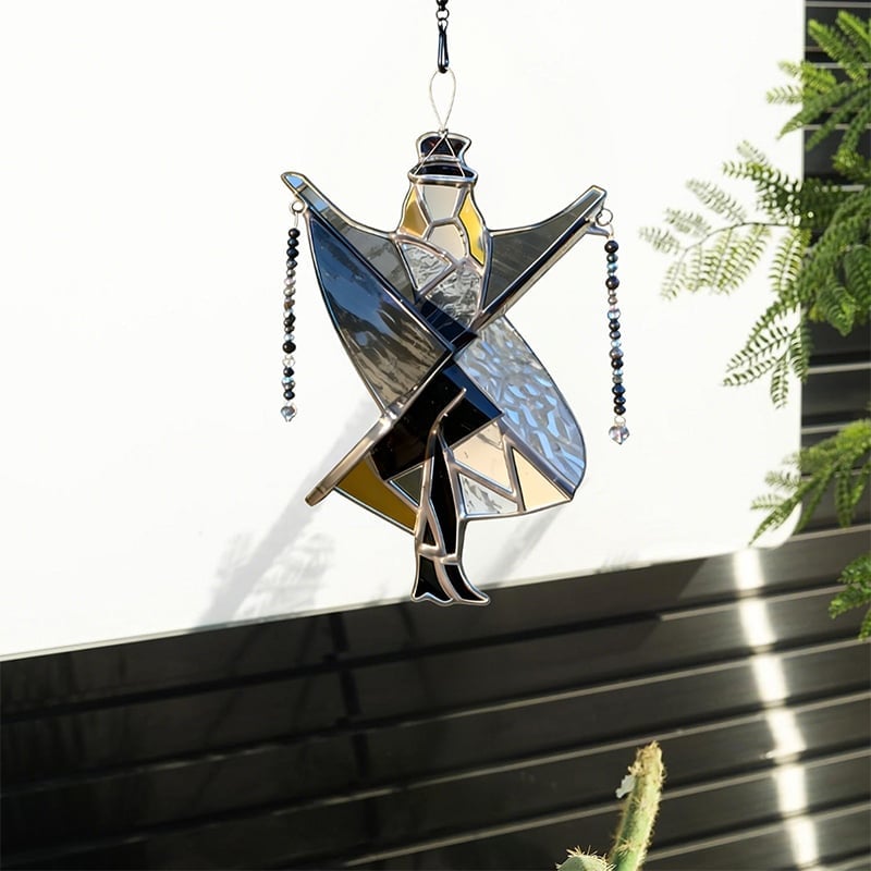 Håndlaget Spinner i Farget Glass