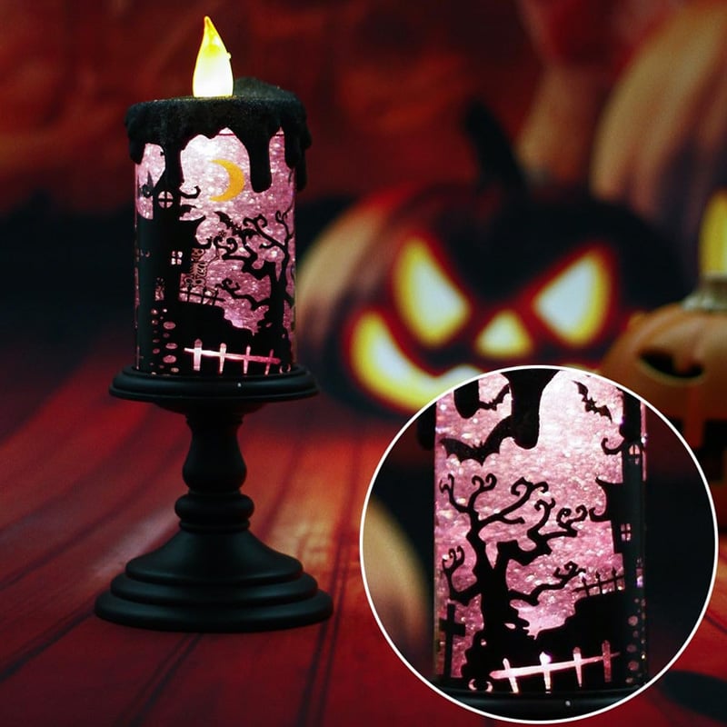 Halloween Glødende Elektroniske Stearinlys