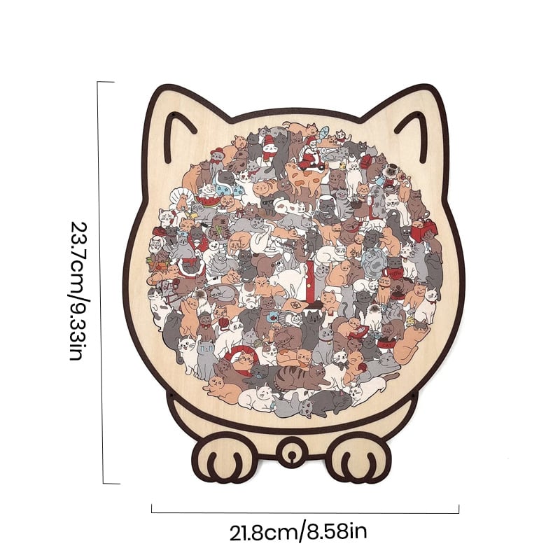 Katteformet Trepuslespill