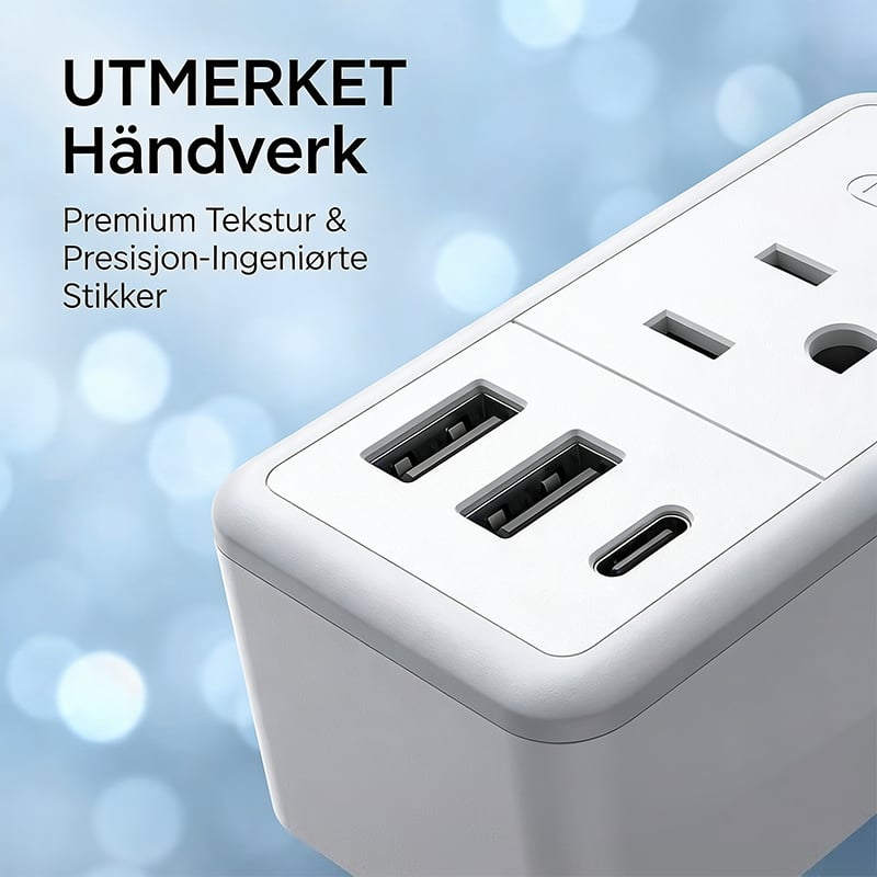 6-i-1 Dobbelt Forlengelsesstrømkort