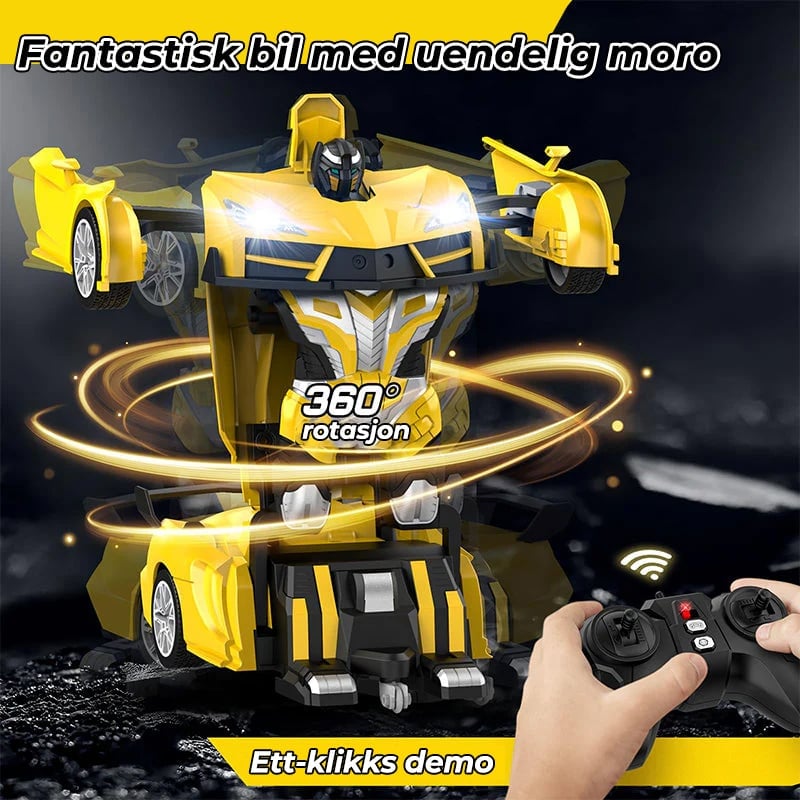 Fjernstyrt Transformerende Robotbil