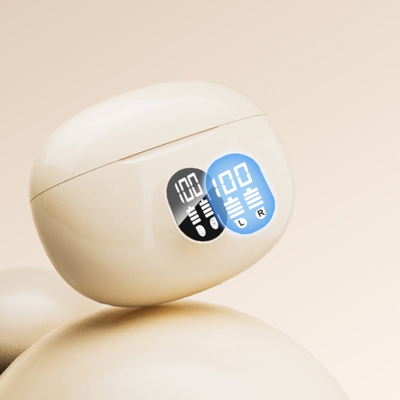 S510 Bluetooth-Ørepropper – Støydemping, Digital Skjerm