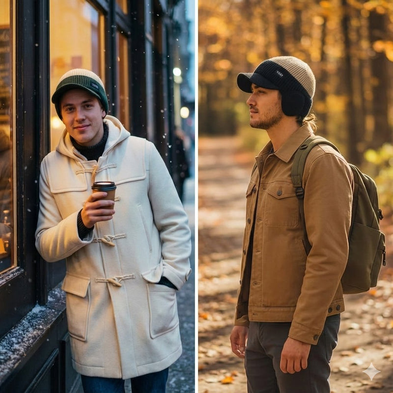 Vindtett Termisk Lue med Visir