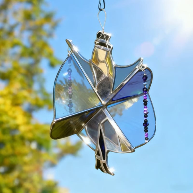 Håndlaget Spinner i Farget Glass