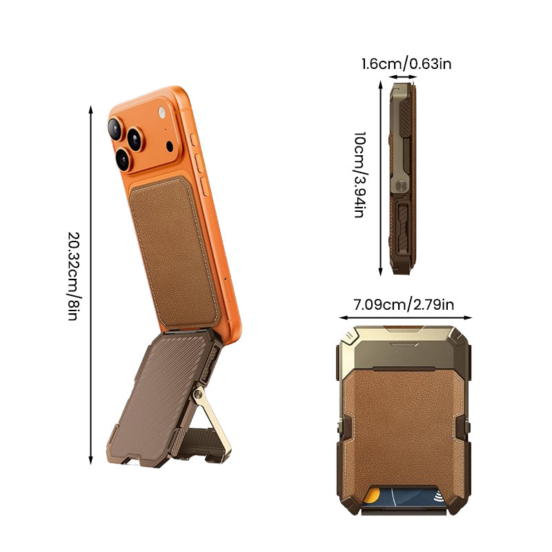 Magnetic Wallet with Stand