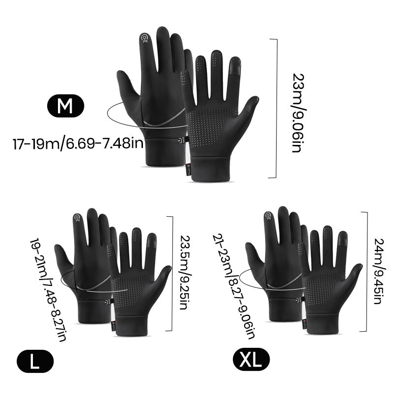 Winterwinddichte Touchscreen-Fahrradhandschuhe