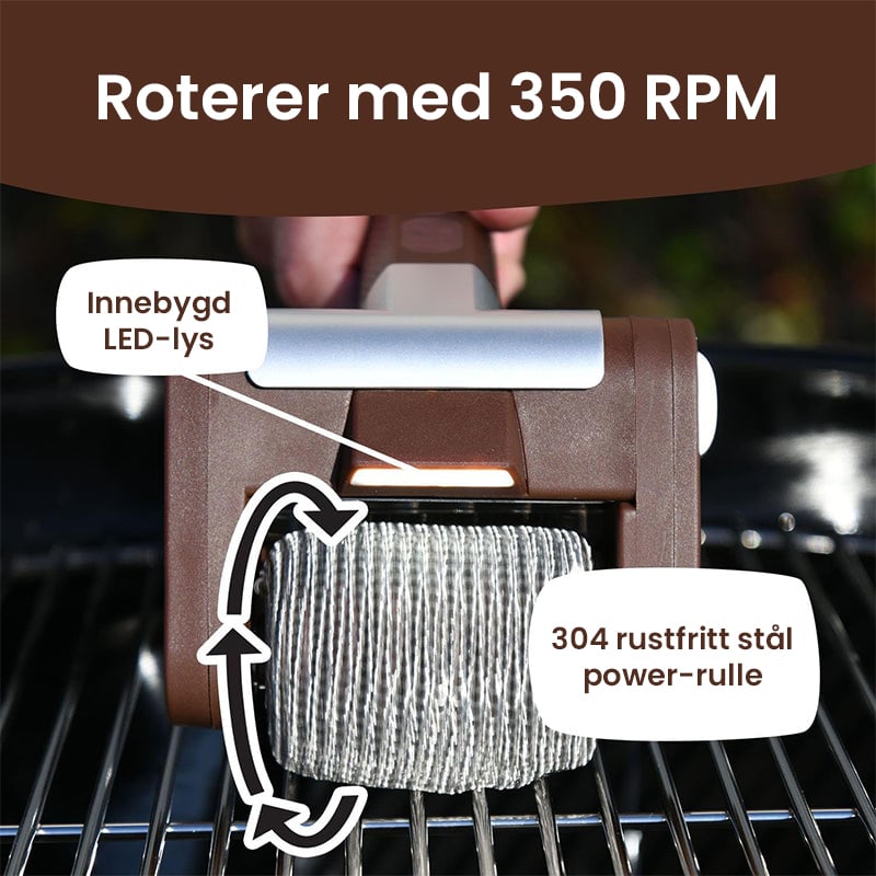 Elektrisk Børstefri Grillrens