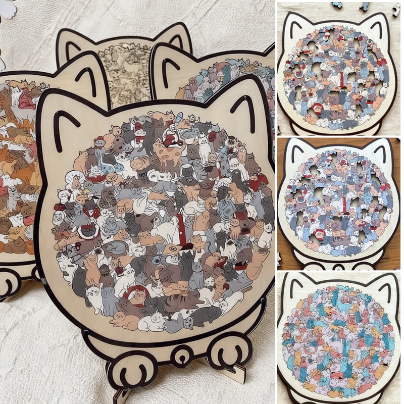 Katteformet Trepuslespill