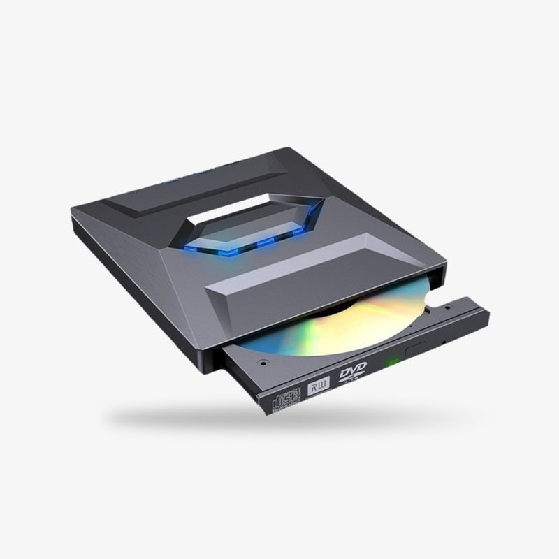 7-i-1 ekstern USB DVD-stasjon og Blu-ray-spiller