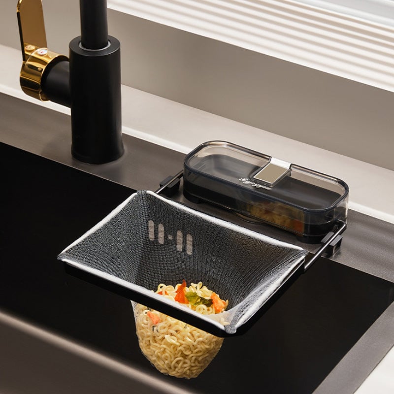 Praktisk kjøkkenvask søppel filter stativ