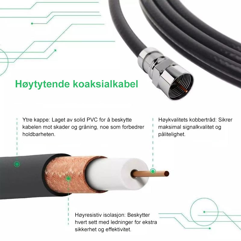 Digital HD-Antenne med Lang Rekkevidde