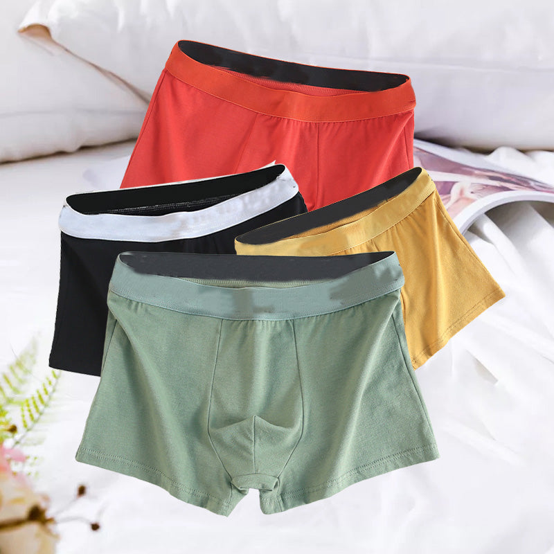 Løs pustende boxershorts for menn