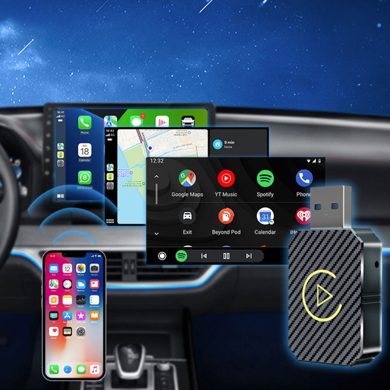 Trådløs CarPlay Android Auto Box