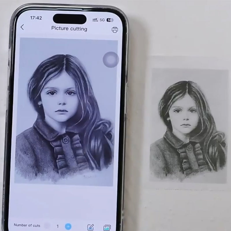 Mini Bærbar Termoskriver