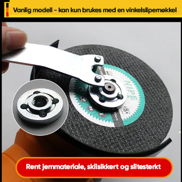 Vinkelsliper Easylock Mutter