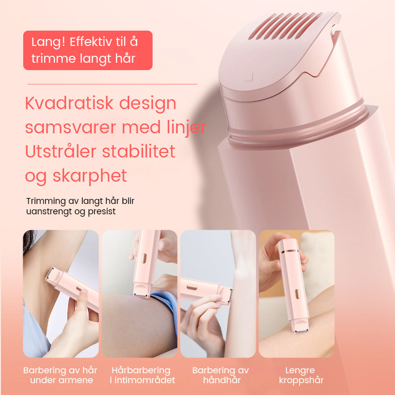 Dobbelthodet elektrisk barbermaskin