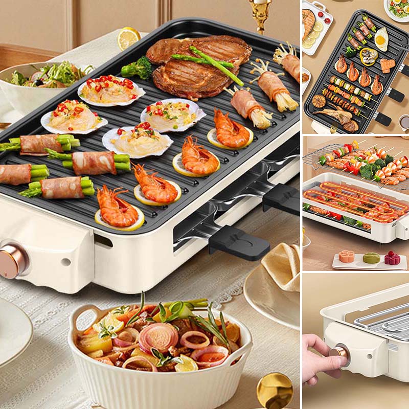SAKER® Elektrisk Innendørs Grillsett